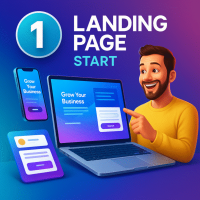 Landing Page „Start”